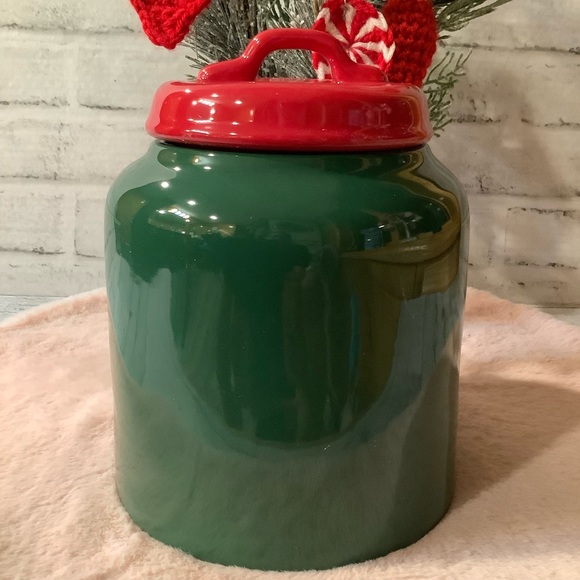 Rae Dunn Deck The Paws Lidded Canister - Picture 3 of 6